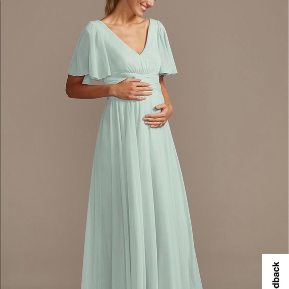 midi cocktail & party dress Ruffle Stretch Crepe Formal stylish look Skugga 63